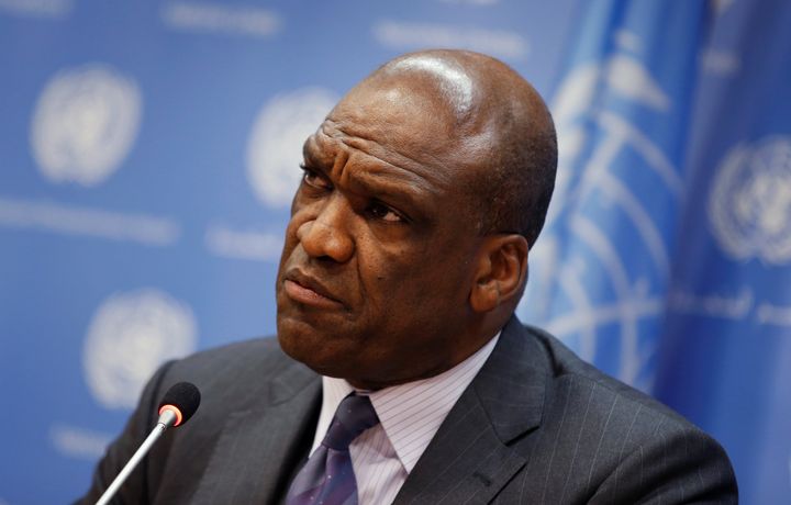 John Ashe, who was accused by U.S. prosecutors of taking $1.3 million in bribes from Chinese businessmen, has died.