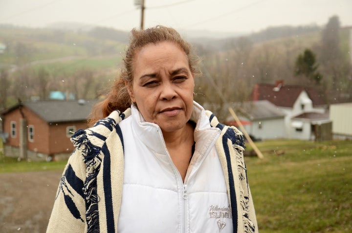 Jeannie Moten lives down the street from the Eakins. She has no running water at her home, and receives drinking-water donations, as do several of her neighbors.