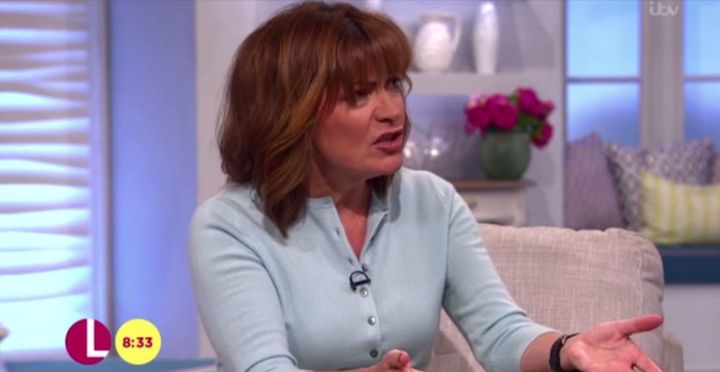 Lorraine Kelly was criticised for her interview with Zara Holland