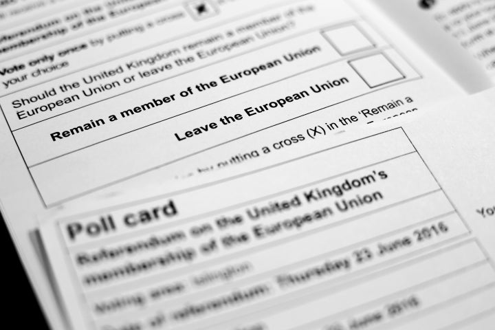 How Do I Vote In The EU Referendum? A polling card and information from a voting guide for the 2016 EU Referendum