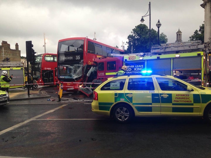 <strong>The crash scene</strong>