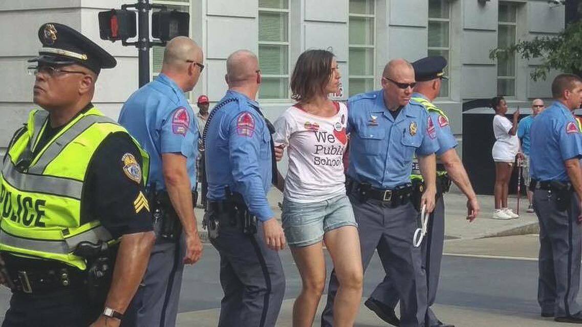 North Carolina Teachers Arrested After 20-Mile March To Governor's ...