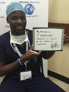 <em>“I came to the training for mentorship. I’ve always wanted to work in Nairobi. I was born here and live here, I want to put my skills to use here.”</em> – Dr. John (JP) Ogalo