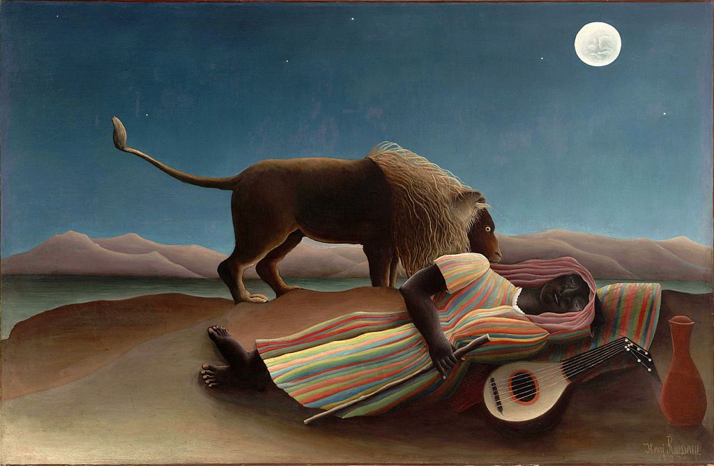 Henri Rousseau, "The Sleeping Gypsy," 1897