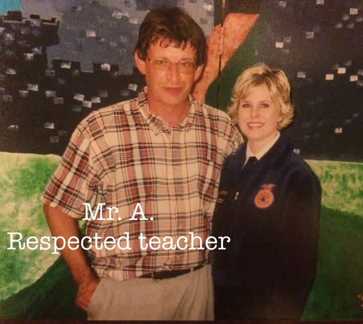 <p>Mr. A & I, September 2002 during my time as a Wisconsin State FFA Officer</p>