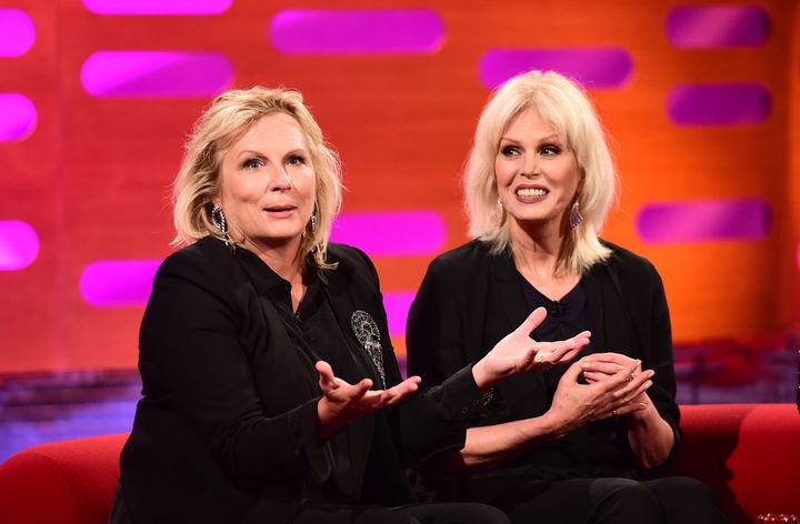 <strong>Jennifer Saunders and Joanna Lumley</strong>