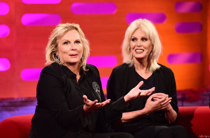 Jennifer Saunders and Joanna Lumley