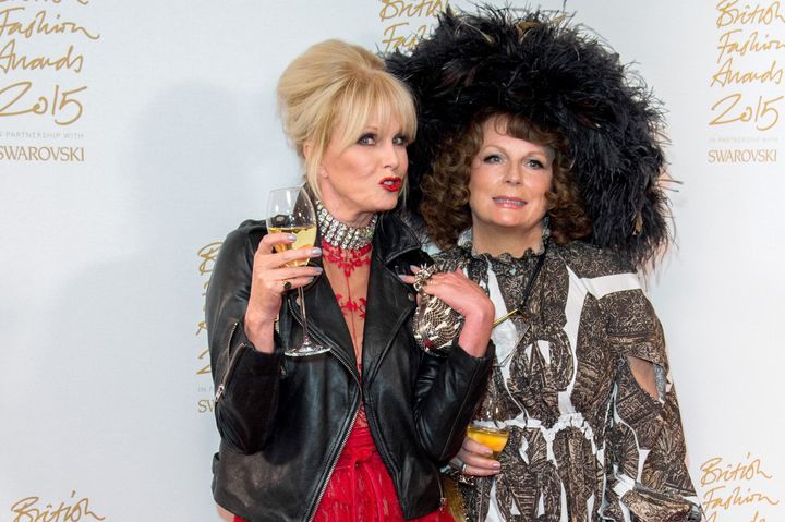 <strong>Joanna Lumley and Jennifer Saunders</strong>