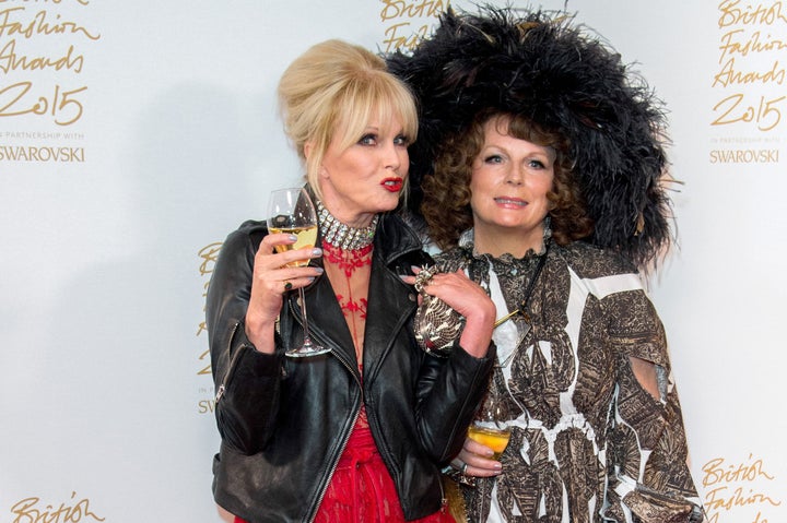 Joanna Lumley and Jennifer Saunders