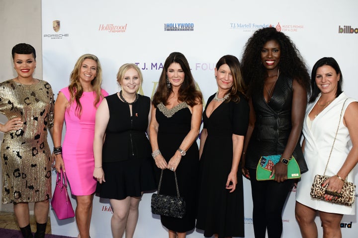 (L-R) Andra Day, Dr. Kristi Funk, Adina Friedman, Lisa Vanderpump, Jennifer Sullivan, Bozoma Saint John, Rebecca Leon