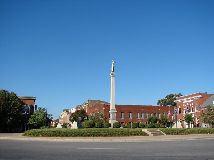 Historic square in Franklin, Tennessee