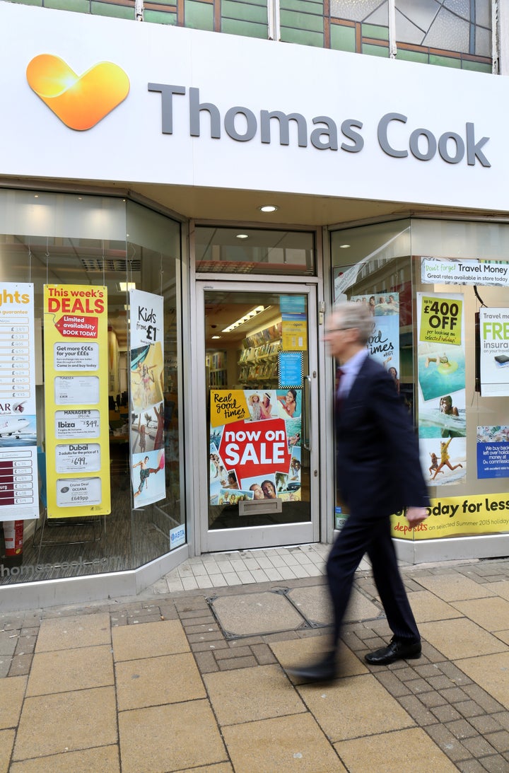 Thomas Cook has had to suspend online transactions