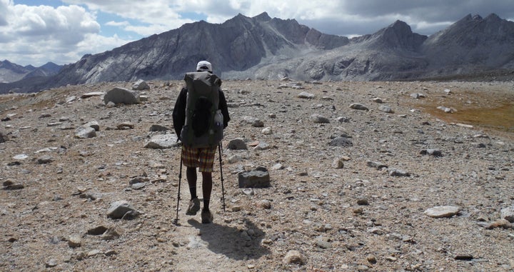 Me, hiking 230 miles through the Sierra’s, along the John Muir Trail.