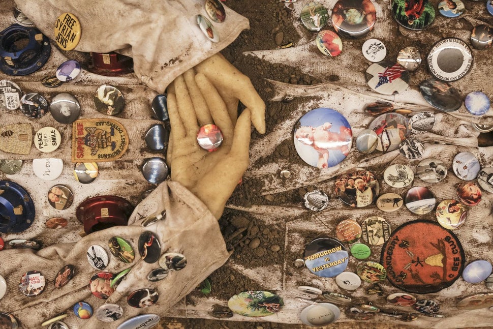 Detail of "terence koh: bee chapel." Courtesy Andrew Edlin Gallery