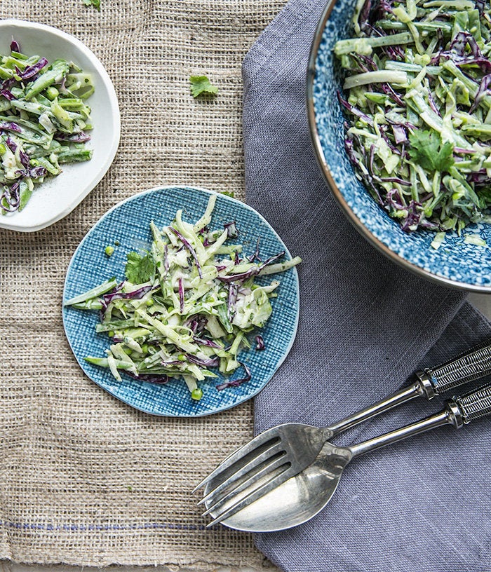 Sugar Snap Pea And Cilantro Slaw