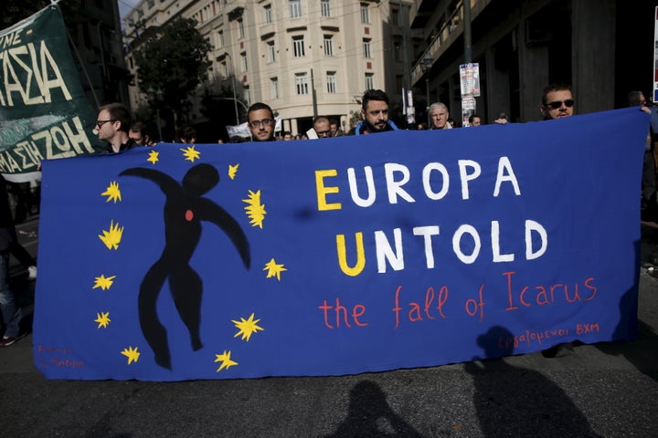 Greece's economy has buckled under the weight of debt and austerity measures, and the specter of a Greek exit from the Eurozo