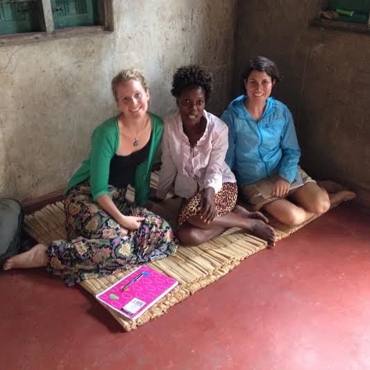 From left to right: Maddy Dodd (President of One Village) Helen Salaamu (Graduate of One Village Scholarship), Nikki Lovell (Founder of One Village)