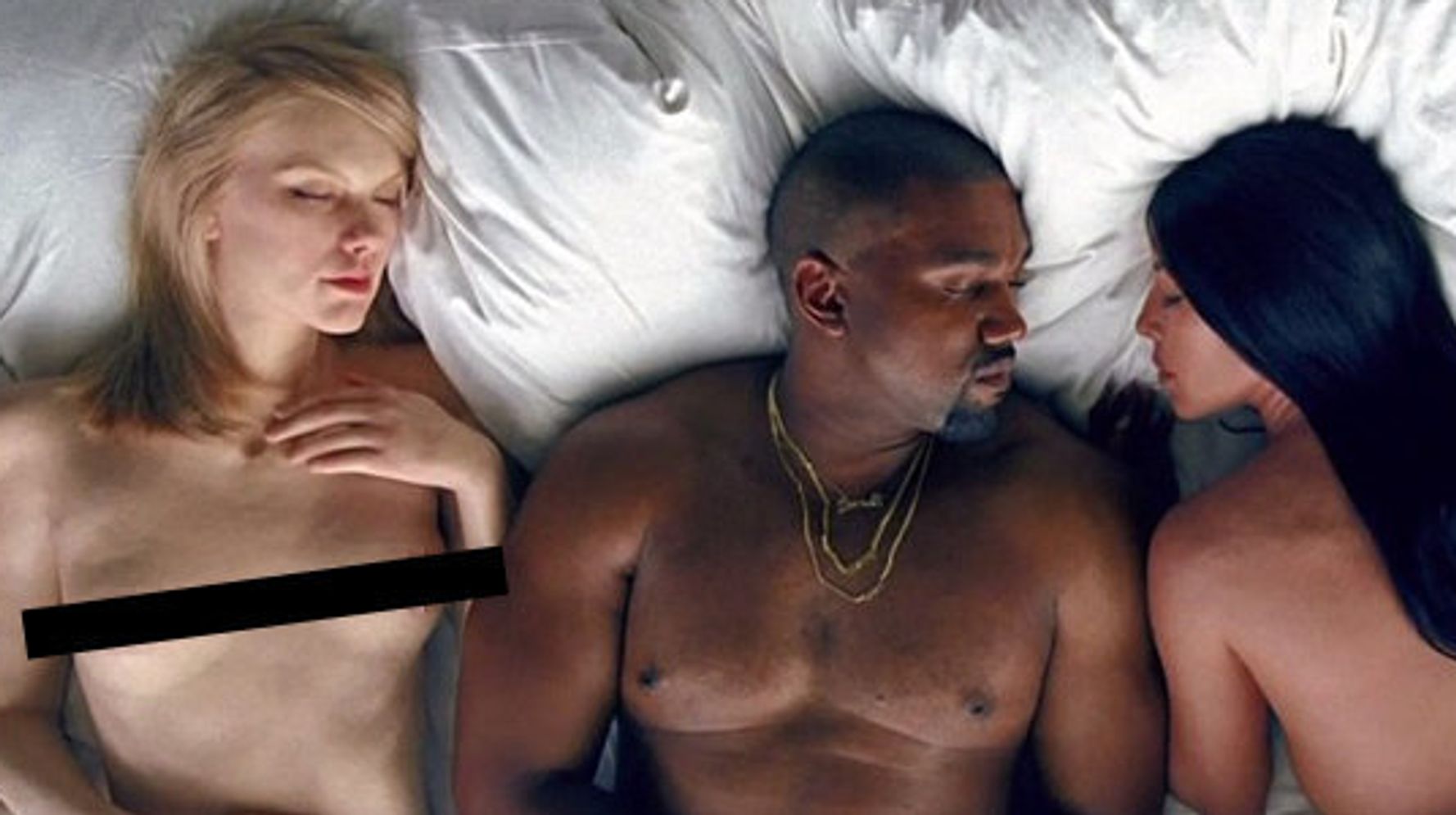 1778px x 995px - Kanye West's 'Famous' Video Features A Naked Taylor Swift, Kim Kardashian  And Donald Trump - But Who's Real? | HuffPost UK Entertainment
