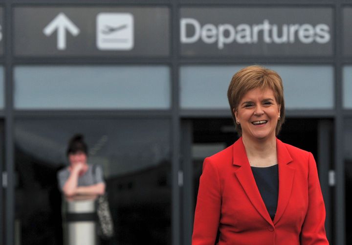 Nicola Sturgeon, the First Minister of Scotland, said that a second referendum on Scottish independence was now "very much on the table."