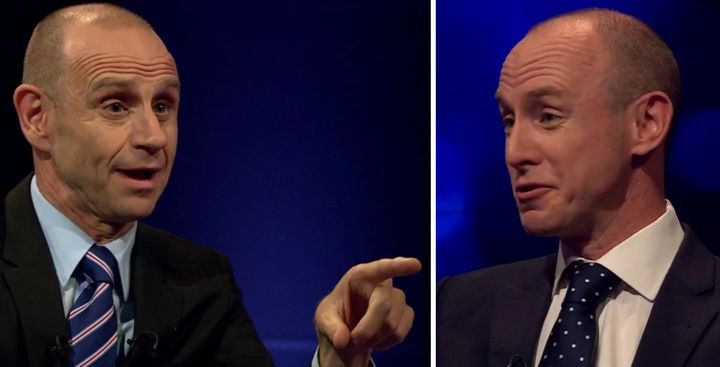 <strong>Daniel Hannan was confronted on Newsnight by Evan Davis</strong>