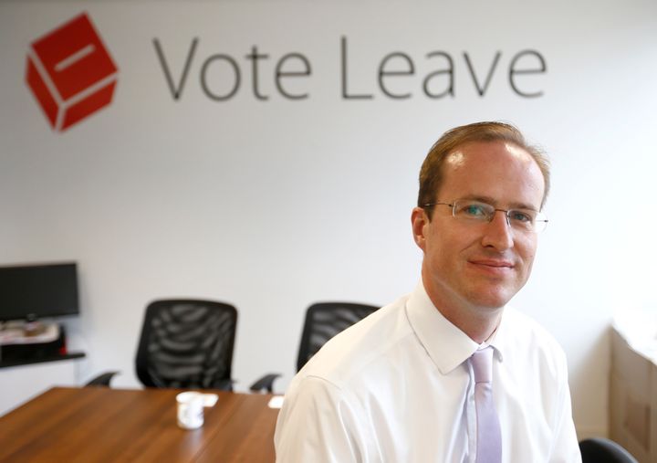 Head of Vote Leave, Matthew Elliott, poses for a photograph at the Vote Leave campaign headquarters in London, Britain May 19, 2016.