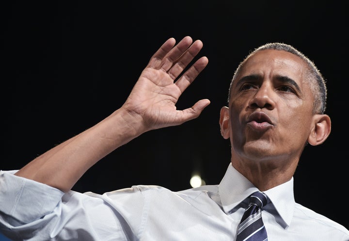 President Obama speaks during a fundraiser for Washington Governor Jay Inslee at the Washington State Convention Center in Se