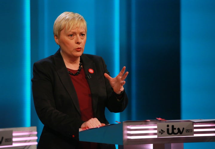 Angela Eagle in ITV's EU debate