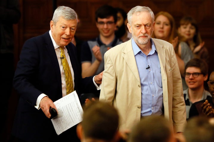 Alan Johnson and Jeremy Corbyn