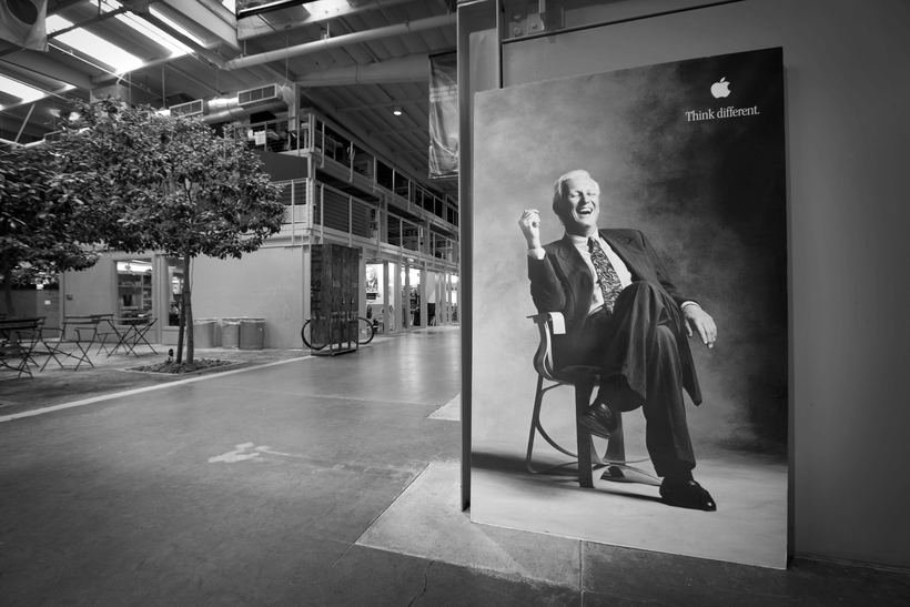 Pictured: Jay Chiat, the advertising genius who asked his architects for the first completely open plan office.