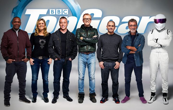 The presenting team is actually made up of six hosts - plus The Stig 