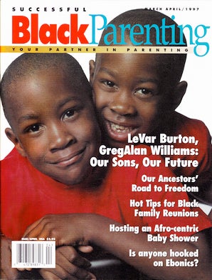 Vintage cover of Successful Black Parenting magazine. The founders are crowdfunding for a relaunch of the publication.