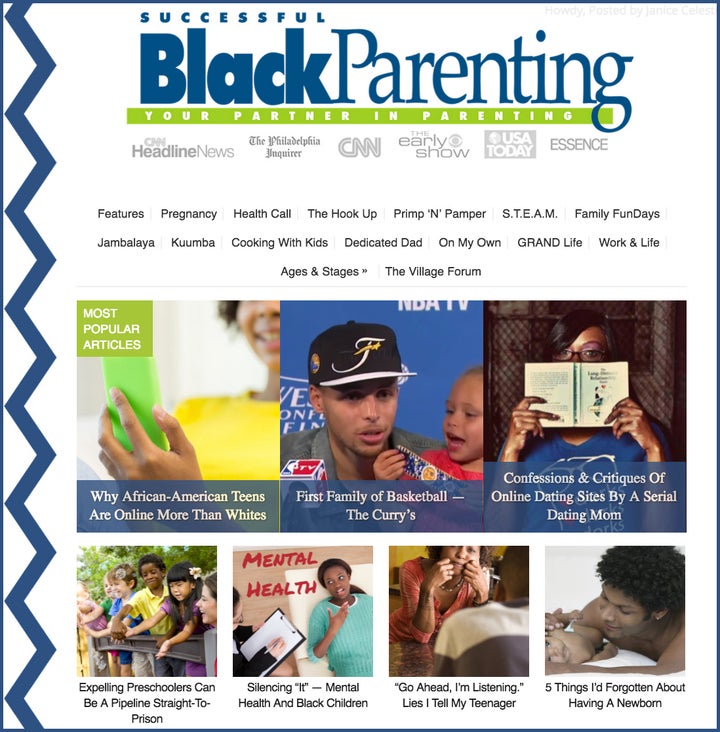 As part of the relaunch, Successful Black Parenting has a website which is part of the research and development for the print issue's relaunch.