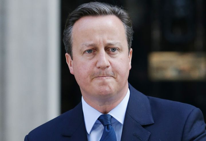 David Cameron, pictured outside Downing Street announcing his resignation, has faced one of his toughest week in politics
