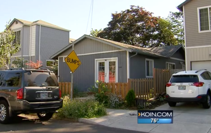A Portland, Oregon, woman fatally shot a home intruder in her child's bedroom on Sunday, police said.