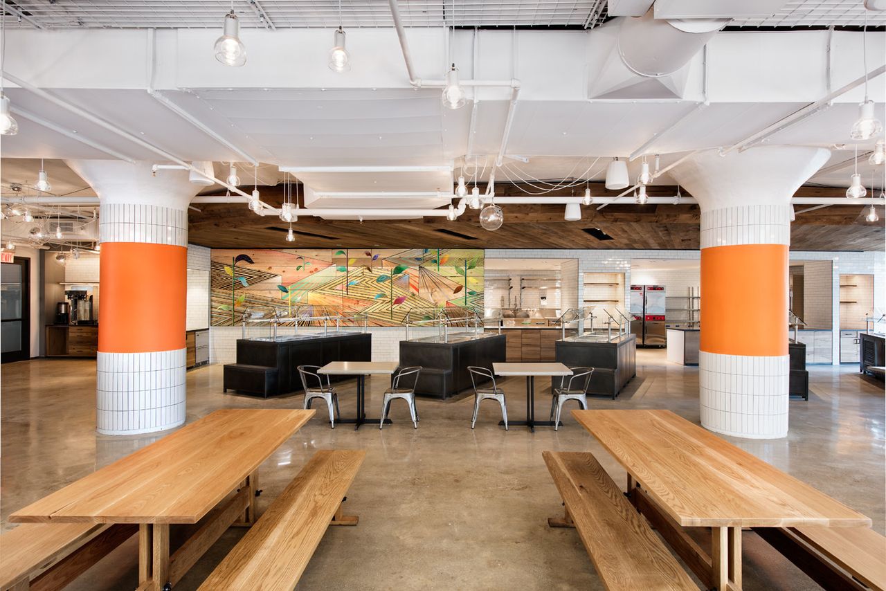 Etsy's new cafeteria space, Eatsy.