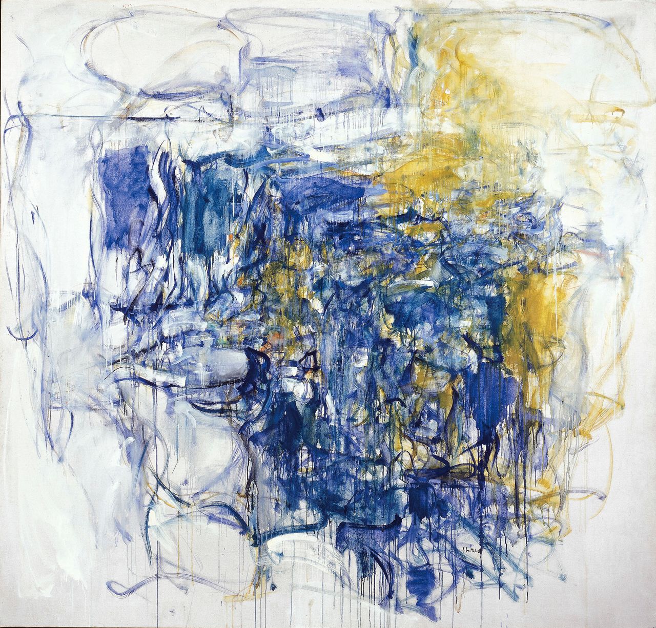 Joan Mitchell, "Hudson River Day Line," 1955