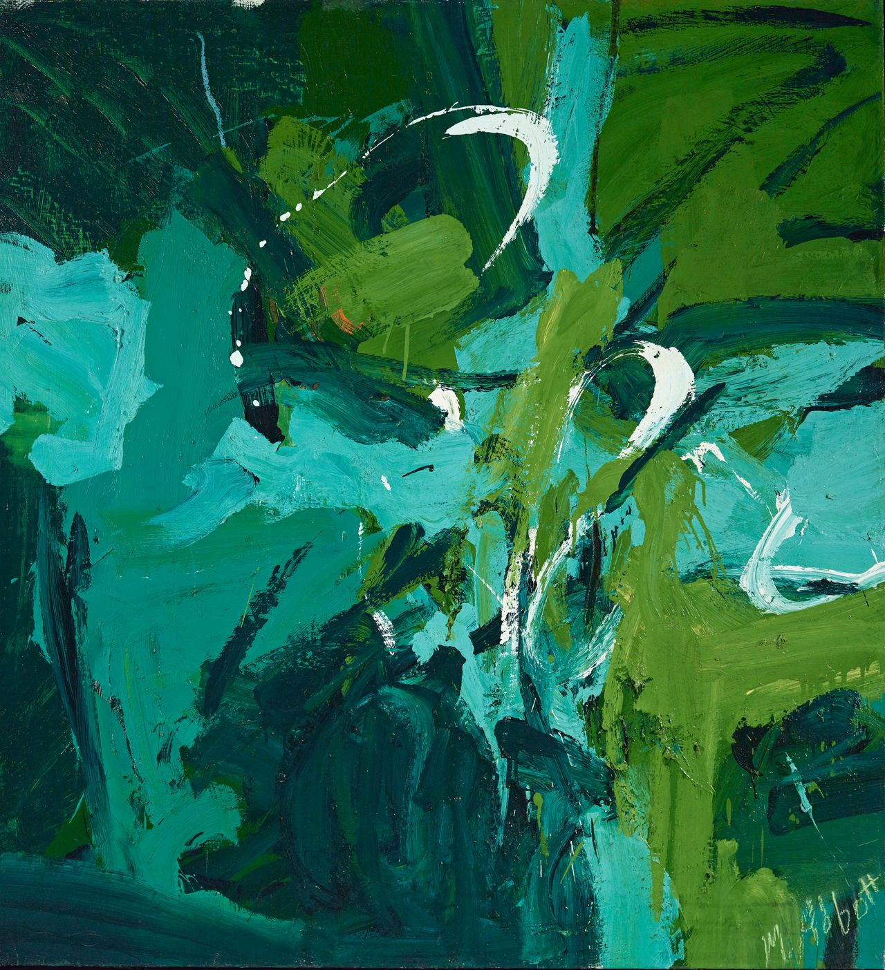 Mary Abbott, "All Green," 1954