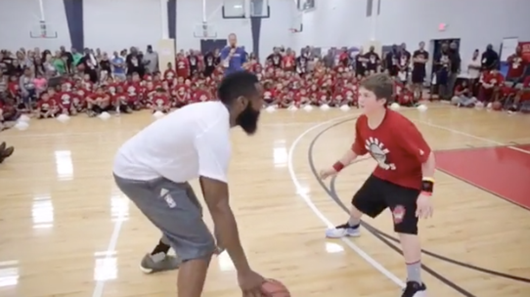James Harden Had The Most Fun Ever Fooling A Kid At Basketball Camp