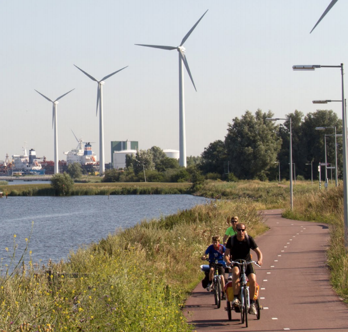 Municipalities in Amsterdam rally support for sustainability measures by emphasizing their economic and public health benefits.