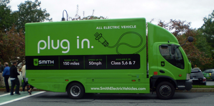 <em>Amsterdam has a subsidy program to encourage businesses to buy an electric truck.</em>