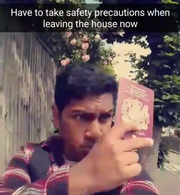 <strong>Dissanayake has seen racist comments left by people who have shared his video</strong>