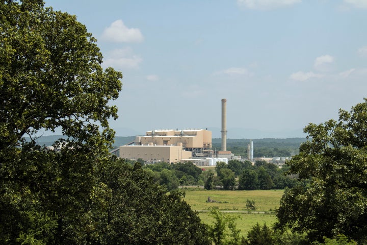 The 350-megawatt AES Shady Point coal-fired generation plant near Panama, Oklahoma.