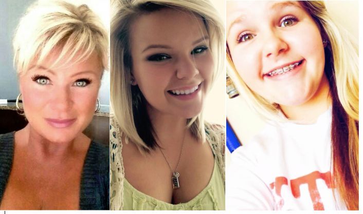 Christy Sheats, left, is accused of killing her two daughters, Taylor, 22, and Madison, 17