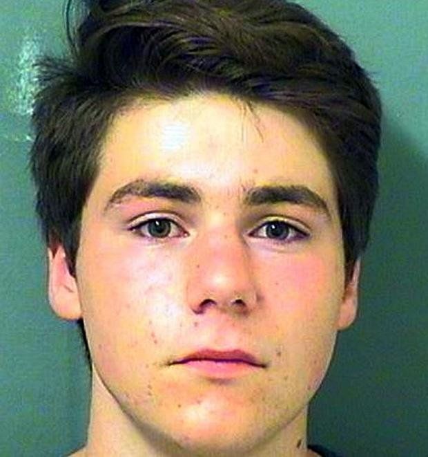 Luke Gatti, 20, is accused of assaulting an officer at a Boca Raton rehab facility.