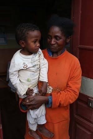 Sitraka's mother, Mariette, earns just $0.47 a day.