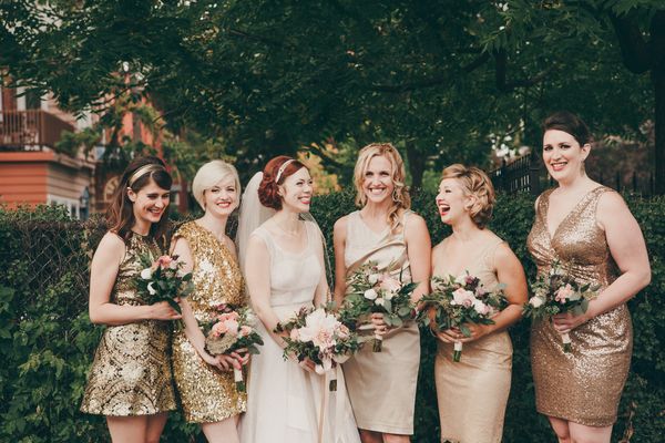 24 Well Dressed Bridal Parties Who Kept Things Short And Sweet Huffpost 