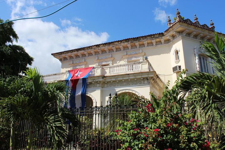 A colonial mansion in Havana. Cuba's vibrant architecture makes it a spectacular destination.