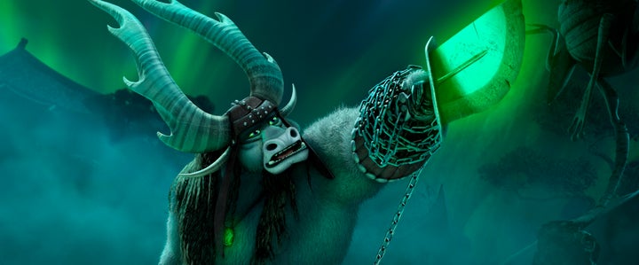 J.K. Simmons played the main villain, Kai, in "Kung Fu Panda 3."