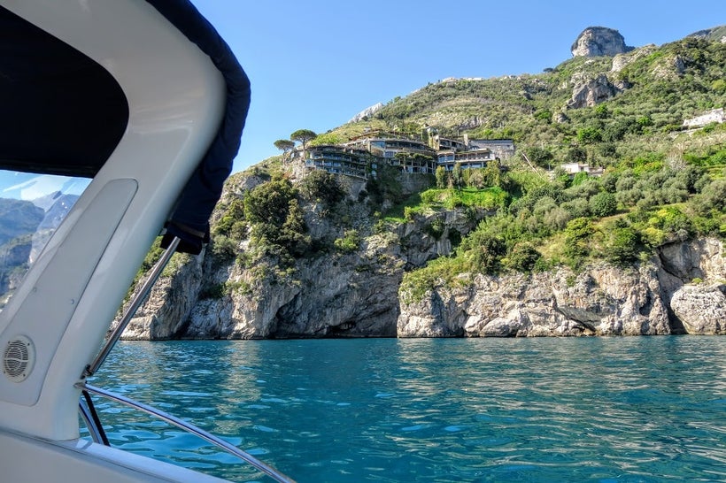 View of the Il San Pietro from the sea