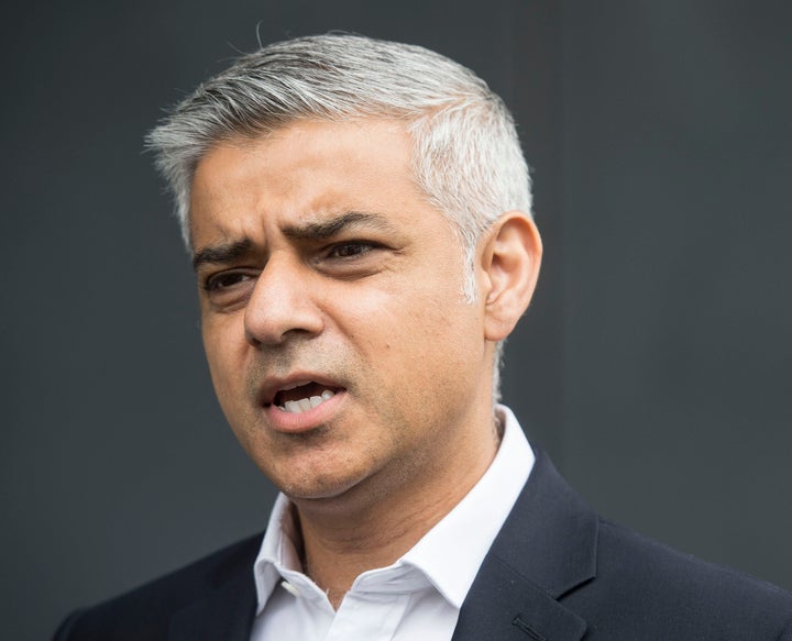 <strong>Sadiq Khan joined with faith leaders to break his Ramadan fast</strong>